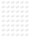 White Plastic Storage Baskets Set Of 48 for grab and go organization, displayed individually, durable for drawers and countertops