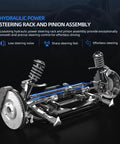 Toyota Sequoia 2001 to 2007 And Toyota Tundra 2000 to 2006 Hydraulic Power Steering Rack And Pinion Replacement Direct Fit