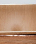 Wooden cabinet with all-metal aluminum frame for Undermount Sink Installation Kit 36 Inch All Metal Aluminum Frame Fits All Sink Types No Drilling Required Cabinet Supports Weight Includes Hardware Adjustable And Easy Install, no sink, interior view.