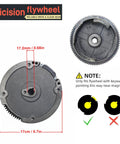 Flywheel from Electric Start Conversion Kit For Honda GX160 GX200 5.5HP 6.5HP Turnkey Starter Motor Upgrade For Generators And Go Karts