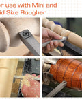 Rock Solid 11mm Square Carbide Roughing Inserts With Mounting Screws For Mini Woodturning Lathes used on wooden spindles and lathes.