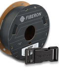 Fiberon PA612 CF15 Carbon Fiber Nylon Filament 1.75mm Black 0.5kg spool for high strength 3D printing with sample part