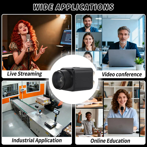Crisp 2 MP 1080P SDI Security Camera With A Three Point Six Millimeter No Distortion Lens for diverse applications like streaming and education.
