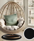 Two Piece Non Slip Diatomite Recliner Floor Protectors for Hardwood Floors under rattan swivel chair in living room