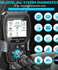 Mercedes Benz Sprinter Smart OBD2 Scanner Pro All Systems Diagnostic Tool with screen and icons for diagnostics.