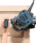 Router Table Insert Plate Template Kit With MDF Routing Template And Threaded Inserts Plus Router Bits for precise fits in use