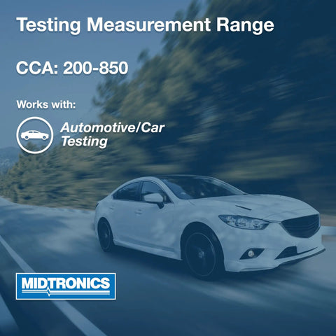 12V Advanced Automotive Battery Diagnostic Tool With Conductance Testing, Cranking And Charging System Analysis, PBT-200 Battery Load Tester, 200-850 CCA Range, Bad Cell Detection, High Low Voltage Capture, Quick Battery Health Check for automotive testing