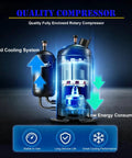 Heavy Duty Portable Industrial Spot Cooler Dishing Out Sick Chill For Busy Workspaces 28900 Btu cooling compressor with rapid cooling system.