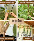 2mm Natural Jute Twine Rope 164 Ft Eco Friendly DIY Crafting String For garden projects like plant ties and bundling