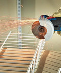 GWS12V-30N 12V Max Brushless 3 Inch Angle Grinder Bare Tool in use, cutting metal rod, sparks visible