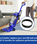 E0205 Vacuum Belts Replacement For Eureka PowerSpeed Upright Vacuums Wide Compatibility With NEU Series Models 2 Pack