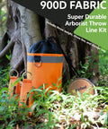 Ultra Slick Arborist Throw Line Kit With 164ft High Strength Rope Reinforced Throw Weight And Reflective Waterproof Storage Bag in forest