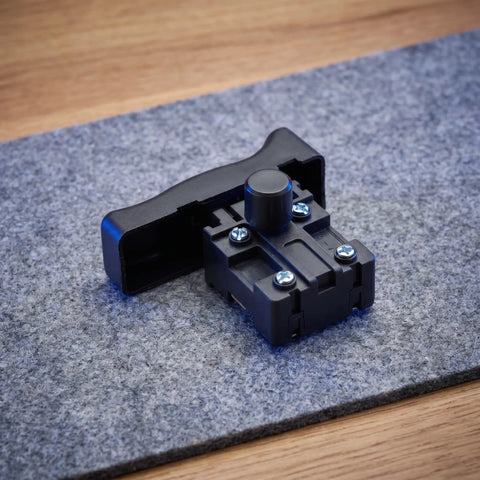 Rugged Reciprocating Saw Switch Replacement For Electric Chainsaw And Handheld Power Tools Featuring Rock Solid Locking Trigger on felt.