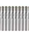 Tungsten Steel Straight Shank Drill Bits Set For PCB CNC Wood Metal Plastic Engraving Milling 9mm Diameter Pro Grade Kit For Precision Projects Today