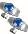 360 Degree Metal Spot Sprinkler 2 Pack For Yard And Garden Use Heavy Duty Alloy Sprinklers With Gentle Water Flow