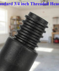 3/4 Inch Threaded Joint Angle Adaptor For Telescoping Extension Poles Head Only No Standard Pole 270 Degree Rotation Handy Access To High Ceilings Windows Gutters Fans Lamps Painting And More 2 Pack, standard 3/4 inch threaded head close-up