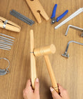 Badass Jeweler Toolkit Featuring Tough Saw Frame With 144 Cutting Blades Sturdy Bench Pin Clamp Ring Sizer Mandrel Needle Files