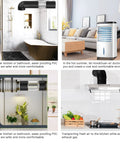 Bathroom and living room setups using 3 Inch Flexible Insulated Duct With Aluminum Foil For HVAC Ventilation And Dryer Vents, 8 Feet Long