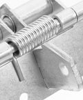 Close-up of Soft Close Cabinet Door Hinge Damper Set For Kitchen Cabinets With 90 Degree Right Corner Coil Hinges
