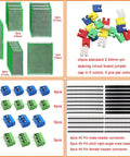 82 Piece Double Sided PCB Board Kit With Five Sizes And 40 Pin 2.54mm Male And Female Header Connectors for DIY projects