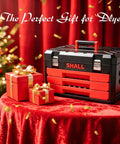 Beast 320 Piece Mechanic Tool Set With Quarter Inch Three Eighths Inch And Half Inch Drive Sockets SAE And Metric under Christmas tree with gifts