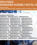 Keep Your Kitchen Rock Solid With Heavy Duty Dishwasher Mounting Bracket Kit Featuring Premium Stainless Steel Hardware Samsung Compatible Anti Vibration Stabilizer And Flush Screw Set For Easy Quick Install installation guide and compatibility information.