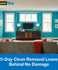 Colorful room displaying Paint Tape With Plastic Duo That Clings For Easy Positioning And No Residue Finish 48 Inch masking film.