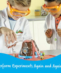 Kids using Beaker Creatures Bubbling Volcano Reactor Science Kit For Kids Ages 5 And Up With Five Fizzing Experiments And A Mystery Creature