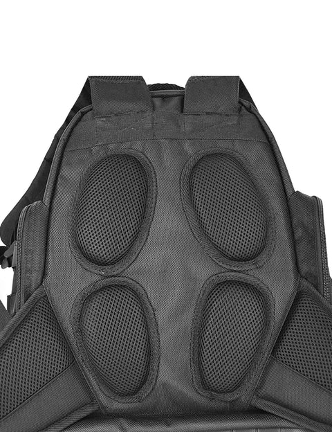 Padded back detail of Painter Backpack Heavy Duty Multi Function Tool Backpack For DIY Pros And Weekend Warriors