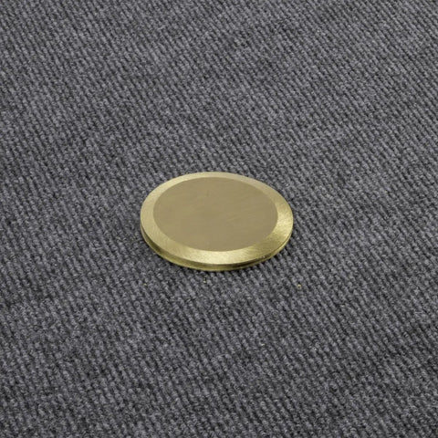 RF151R Floor Box Kit With Brass Cover For Drop In Installation In A Two And A Half Inch Hole on carpeted floor