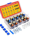 All In One Potentiometer Kit With 46 Pieces Including 1K To 100K Ohm Linear Rotary Taper Potentiometers with components