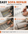 No Sweat Couch Fixes With This Heavy Duty 9 Gauge Upholstery Springs Roll 49 Foot High Carbon Steel Sofa Spring Replacement steps.