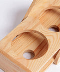 A Damn Sharp Transparent Acrylic Router Template For Woodworking Boasts Thirteen Circle Sizes Packed In A Single Piece on wood.