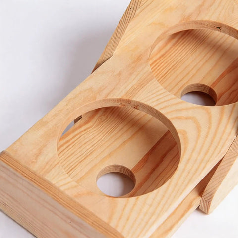 A Damn Sharp Transparent Acrylic Router Template For Woodworking Boasts Thirteen Circle Sizes Packed In A Single Piece on wood.