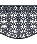Heavy Duty Rubber Doormat That Stays Put With 12 Pound Weight 24 By 39 Inch Outside Front Door Mat For Mud Dirt Scraper Non Slip Drainage All Weather 100 Percent Rubber Mats, ornate lattice design