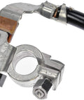 Direct Swap Intelligent Battery Sensor For Bmw Mini Cars Featuring Rock Solid Oem Build, showing metallic sensor with wiring.