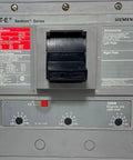 Heavy Duty Three Pole Jd Frame Circuit Breaker Rated At 350 Amps And Six Hundred Vac with control switches and labels.