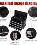 Rock Solid 21 Inch Freestanding Storage Cabinet featuring smooth ball bearing slides, showcasing anti-scratch EVA pads and locking system.