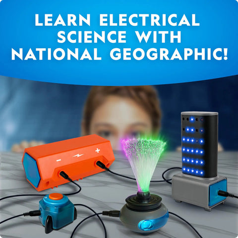 Circuit Maker Kit for Kids With 120 Plus Projects, Electronics STEM Toy featuring various electronic components on a table.