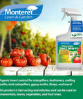 Garden Insect Spray Bundled With Measuring Spoon Ready To Use 32 Oz Fast Acting Odorless Organic Insect Control With Spinosad