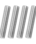 Four Pack M12x55mm Fully Threaded Rod 316 Stainless Steel Right Hand All Thread Screw Studs For Furniture Assembly Fastening And Built Tough