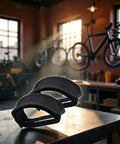 Two Pack Pedal Straps With Toe Clips For Fixed Gear And Kids Bikes Heavy Duty Beam Material Universal Fit Secure Foot Retention