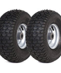Front Tire And Wheel Assembly 15x6.00-6 For Riding Mower And Lawn Tractor, 4 Ply Pneumatic With Turf Tread, 2 Pack Ready To Roll