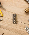 Heavy Duty Iron Hinge Set For Cabinets And Interior Wood Doors With Quiet Operation Vintage Style Perfect For Kitchen Cabinets RVs Campers And Trailer Furniture Hardware, antique hinge on wood