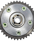Garage Tested Variable Timing Sprocket With Corrosion Resistant Housing And Reinforced Brackets front view showing teeth and mounting holes