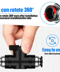 Hand holding Five Pack Go To One Half Inch OD Push To Connect Pneumatic Ball Valves with quick connect air fittings for PVC tubing