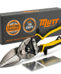 Heavy Duty 10 Inch Metal Cutting Shears For Sheet Metal Stainless Steel And Aluminum Pro Grade Tin Snips With Ergonomic Grip