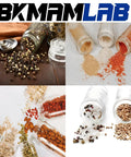 30ml Clear Glass Vials With Secure Aluminum Screw Caps Including Gaskets Set of 30 Airtight Leakproof Spice Bottles with herbs and spices