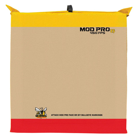 Foam Archery Block Target For Compound Bows And Crossbows 450 FPS Field Point Practice Target front view with Yellow Jacket design