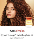 Omega Hydrating Hair Oil Lightweight Nourishing Serum For Frizz Control And Ultra Shine Heat Protection Up To 450F bottle